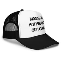 Image 2 of Kingston Antifascist Gun Club B/W Hat