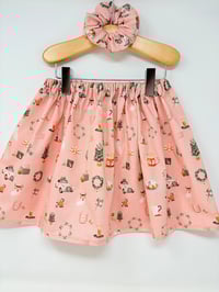 Image 1 of Jupette "Noël Scandinave" saumon