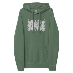 Metal Bernqrue  pigment-dyed hoodie