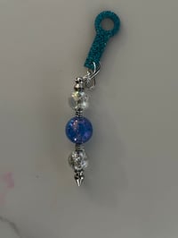Image 3 of Starshine Blue and Silver Tumbler Straw Bauble