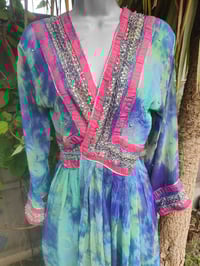 Image 8 of Mykonos Glitter wrap dress Maxi/ Kaftan Jade