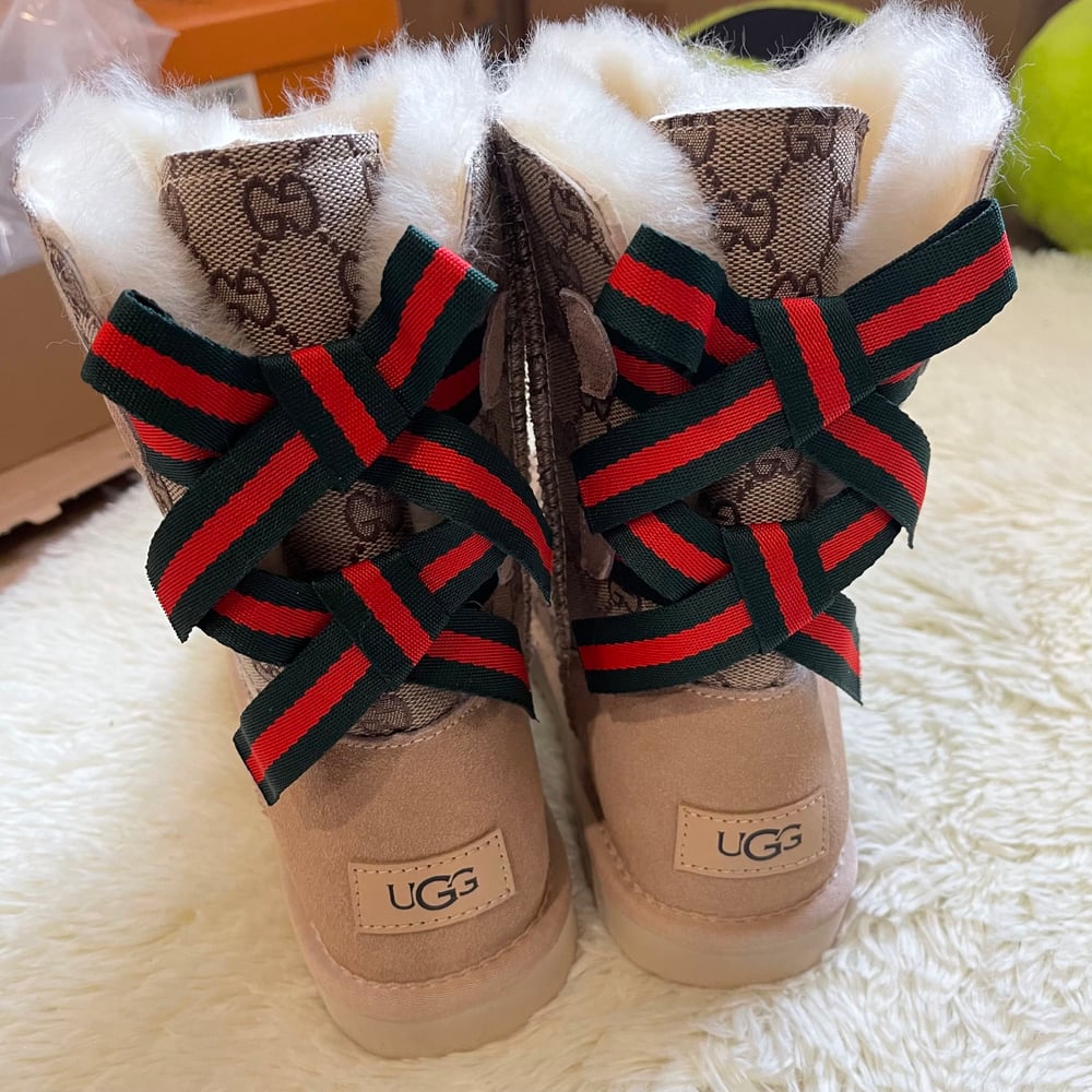 Gucci Bow Ugg boots