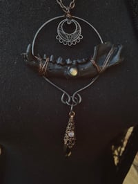 Image 4 of Jawbone pendulum necklace 