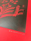 Monotype On Red 9