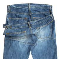 Image 3 of Cabane de Zucca "Double Waist Bucket" Denim - 34