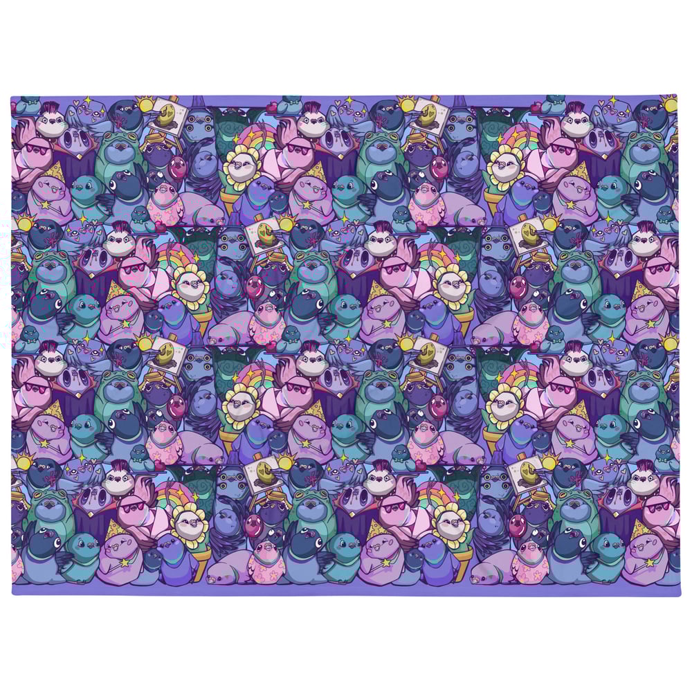 Image of Plaid tout doux Colombomania