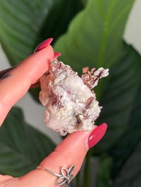 Image 2 of COPPER X MALACHITE STAINED QUARTZ -MOROCCO- N