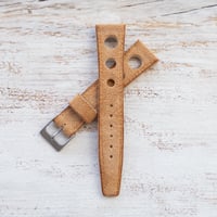 Image 4 of 20mm Suede Rally Strap - Sand