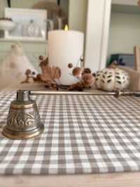 Image 1 of Antique Brass Candle Snuffer