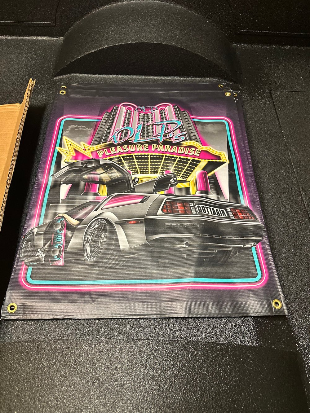 Image of Back To The Future "OUTTAAIR" Banner 