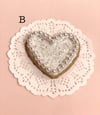 Large Faux Heart Cookies