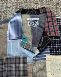 Image 2 of Recycled Patchwork Cuban Collar Shirt