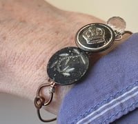 Image 2 of "Royalty" Vintage Button Bracelet