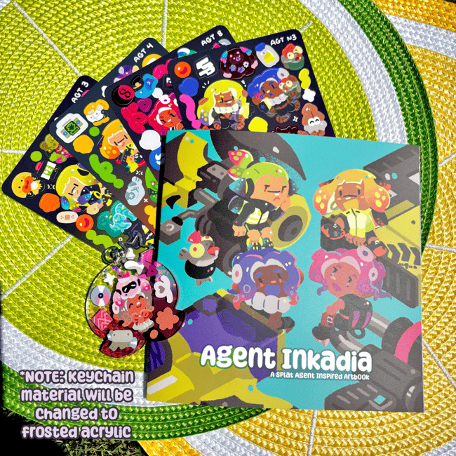  🍋 AGENT INKADIA Cephaloparade ~ ARTBOOK + MERCH FULL BUNDLE 
