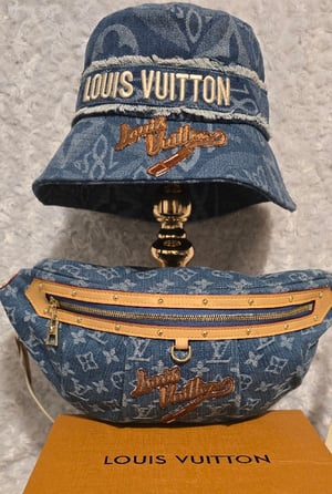 Image of Denim Bum bag &  bucket hat  bundle