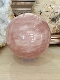 Image 1 of Large Rose Quartz Sphere | Madagascar #2967