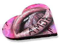 Image 2 of “AMOR” ORIGINAL PAINTING BY NIKITA ROSALIND 9”x8”