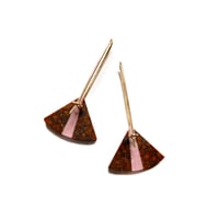 Image 2 of Poppy Jasper & Rhodonite Earrings