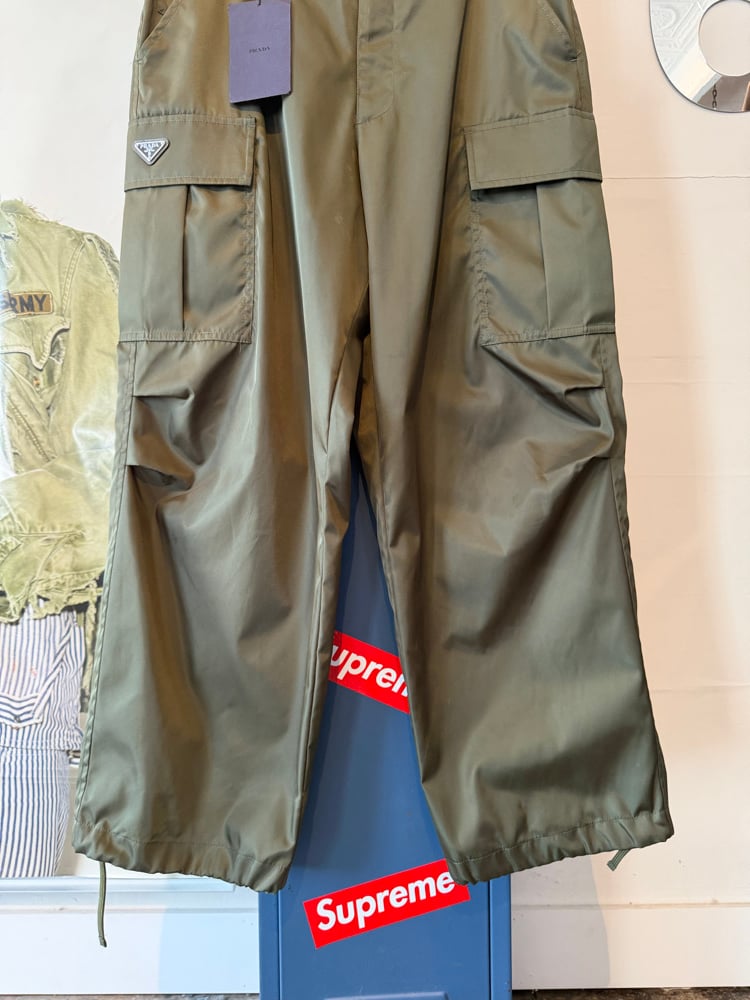 Image of Prada SS24 Re Nylon Cargo Pant