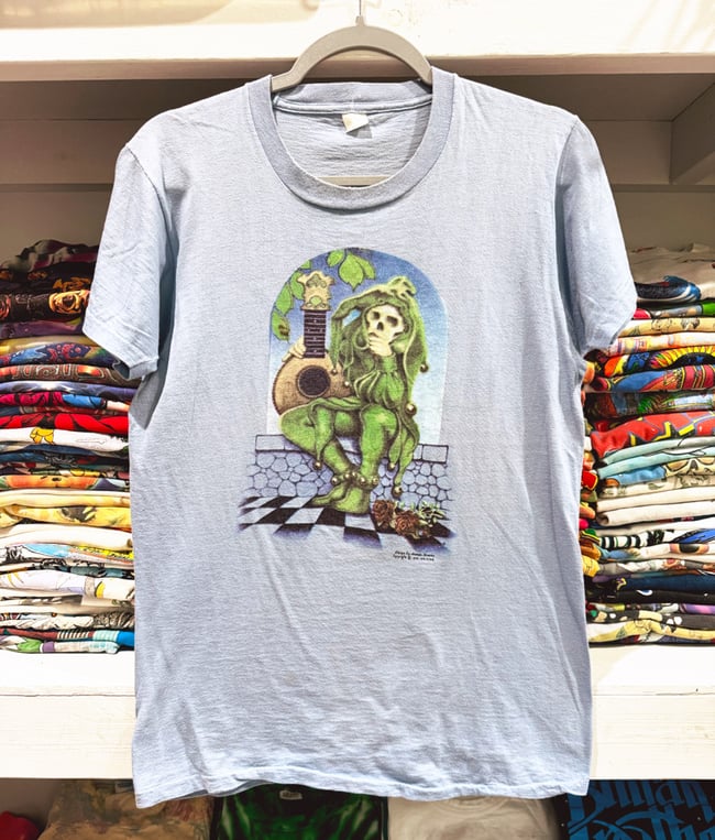 Rare Grateful Dead 1973 Jester / ‘Europe ‘72’ T-Shirt - Size SM/M