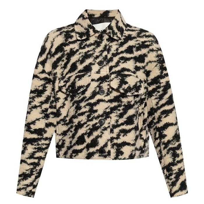 Image of ISABEL MARANT ETOILE ZEBRA PRINT JACKET