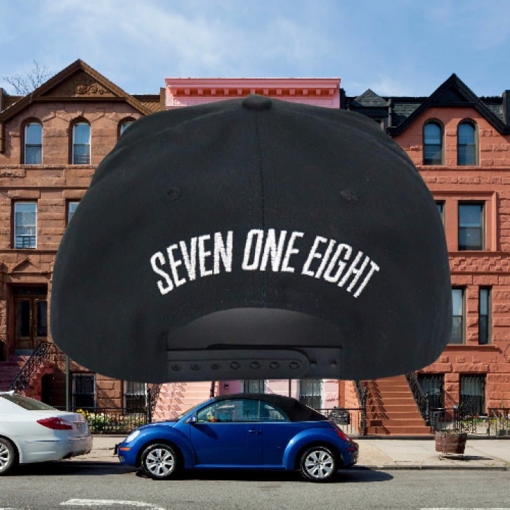 SLC Seven One Eight Series Snapback BLACK *PreOrder*
