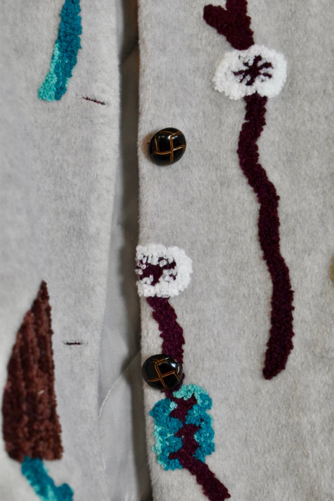 Image of Floral jacquard jacket