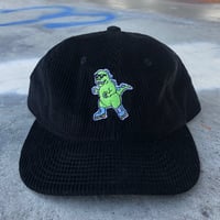 Black corduroy zilla hat 