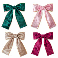 Image 1 of Wired edge velvet bows