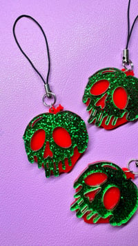 Image 3 of Poison Apple Phone Charm