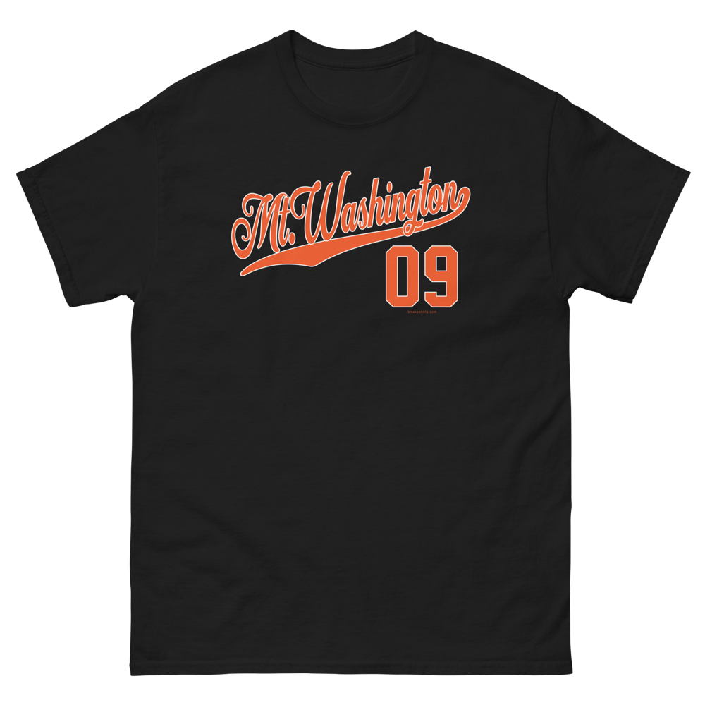 Image of Mt. Washington Baltimore T-Shirt 21209 Mens (Black)