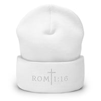 Image 2 of Romans 1:16 Cuffed Beanie  