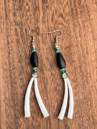 Black Pinenut Earrings