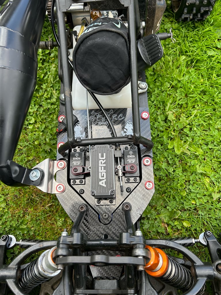 BoneHead RC carbon baja upgraded sym steering kit bonesteer