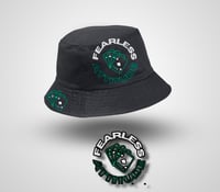 Fearless Black and mint bucket hat 