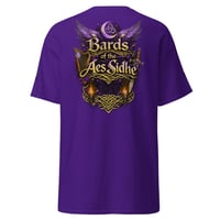 Image 2 of The Bards Symbol & Logo Unisex classic tee (Purple)