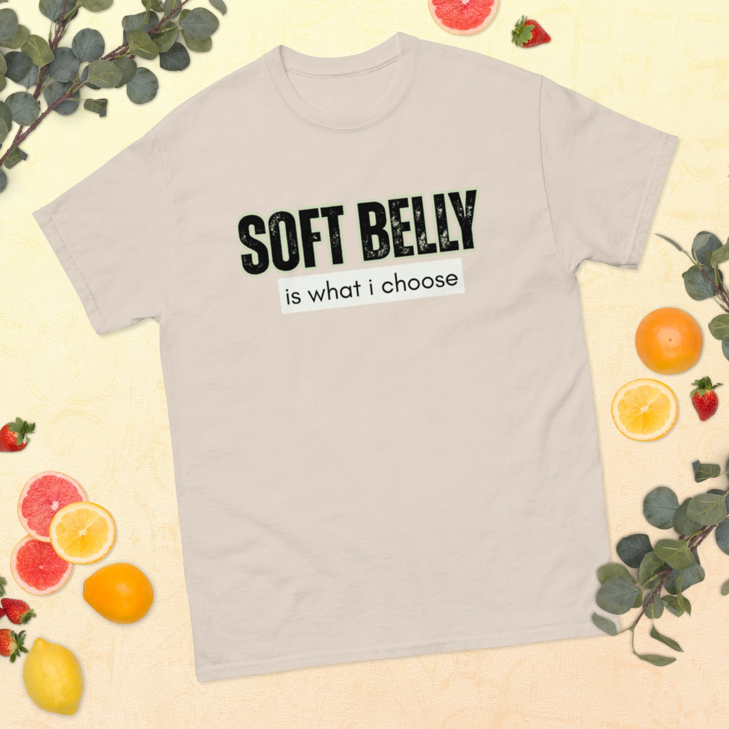 Image of Soft Belly TYPE Tee_WHITE+