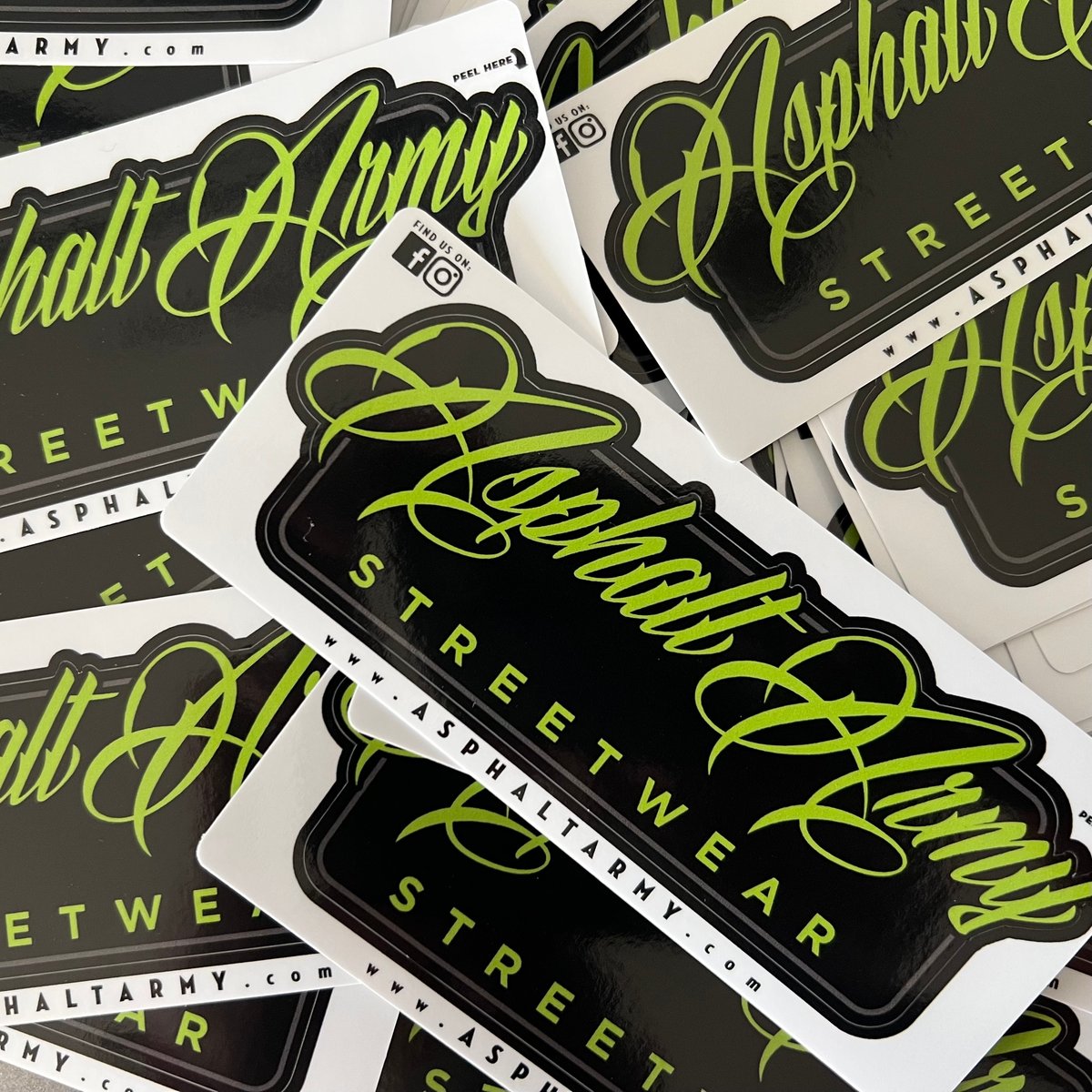 AA 5" Script Decal / ASPHALT ARMY