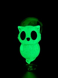 Image 2 of Ghost Kitty (emerald green GITD)
