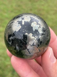 Image 14 of Pyrite In Magnetite Sphere #1607