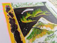 Image 3 of Ég Sé Hest (I See a Horse) A4 4 colour Riso Print