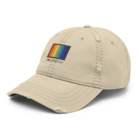 Image 10 of I Love LGTVHD+ Distressed Dad hat