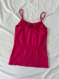 Image 4 of 00s Hot pink tank top // S 