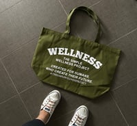 Image 4 of Oversized WELLNESS Tote Bag