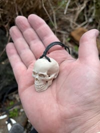 Image 1 of Red deer Antler pendant.