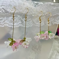 Image 4 of Flower Drop Earrings