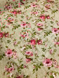 Image 1 of Hule Loneta Resinada - Cretona - Rosa - 6€/m