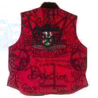 Image 1 of 1 OF 1 RIP MEEKA RED CANVAS VEST L