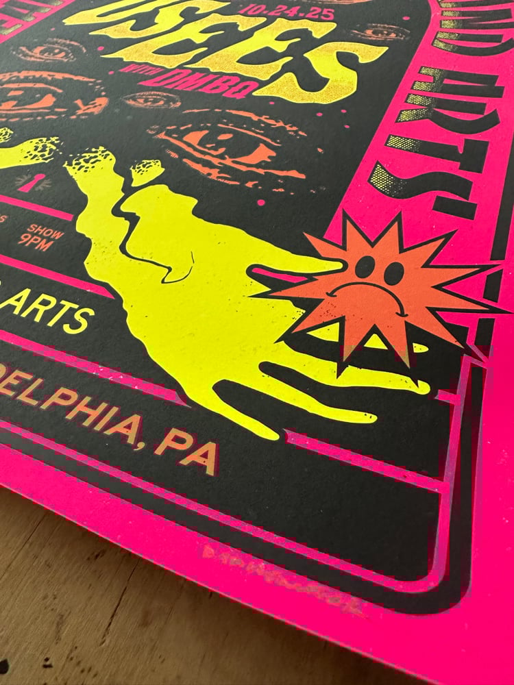 Osees - 10.24.25 - 18x24 poster | pinkbikeralph