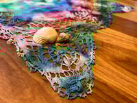 Image 2 of Rainbow Mandala Antique Table Runner